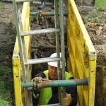 LITE guard standard shields in use on work site